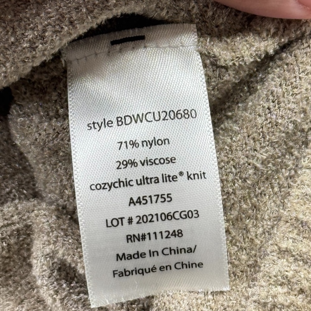 Barefoot Dreams CozyChic Ultra Lite Coastal Cowl Neck Tunic - Picture 4 of 8